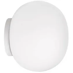 FLOS - Glo-Ball Mini C/W Wand-/Deckenleuchte (Spiegel Montering) White