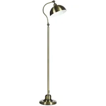 Homcom Stehlampe Retro Bogenlampe 40 W Bronze