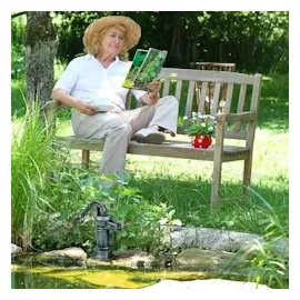 Relaxdays Gartenbrunnen Deko Pumpe Antikdesign