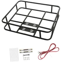 TOOYFUL Fahrradkorb hinten. Fahrradkorb vorne. Motorrad-Gepäckträger, Fahrradträger, Fahrradträger für Rennräder, 53 cm x 43 cm