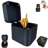stinkefinger in Box, nervige geschenkbox, mittelfinger, der, mittelfinger in der schachtel, Middle Finger In A Box,Lustiges Streichgeschenk Mittelfinger In Einer Box,Middle Finger Surprise Gift Box