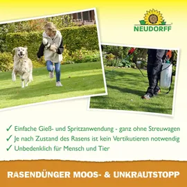 NEUDORFF Rasendünger Moos- & UnkrautStopp 1 l