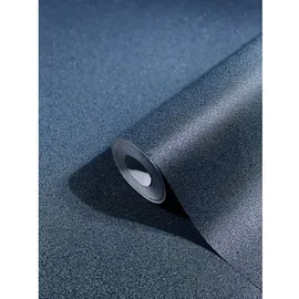 Schöner Wohnen Vliestapete Uni 10 m x 0,53 m 0 g Blau 32732