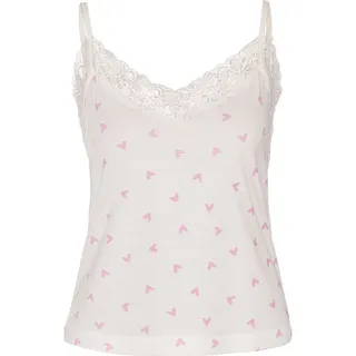 S.Oliver Damen Shorty ecru-rosa gemustert Gr.40/42