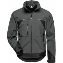 Elysee Jacke Beta, Softshell, Gr. S, grau/schwarz