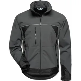 Elysee Jacke Beta, Softshell, Gr. S, grau/schwarz