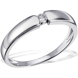 Silberring GOLDMAID Gr. 19, weiß, Fingerringe, Damen, 19, Silber 925 (Sterlingsilber)