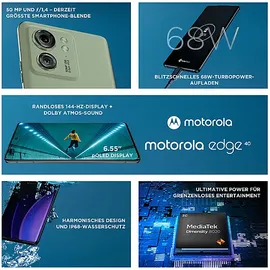 Motorola edge 40 5G 8 GB RAM 256 GB Nebula Green
