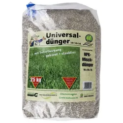 Garten- und Rasendünger NPK Universaldünger 14 + 14 + 14, 25 kg