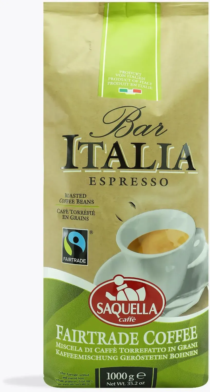Saquella Bar Italia Fairtrade Espresso 1kg