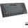 Logitech MX Mechanical Mini Grafit, Linear-Switches (Leise), DE-Layout (Qwertz), Logi Bolt Adapter, Bluetooth, USB-C, Unterstützt von Logi Options+