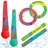 MTS Sportartikel Schildkröt Diving Set Neopren, 6er Tauchset, 2 Tauchbälle, 2 Tauchringe, 2 Tauchstäbe Wasser-/ Tauchspielzeug für Kinder Wasserspielzeug mit Sandfüllung