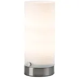 Nino Leuchten LED Beistelllampe Schlafzimmerleuchte Metall Glas