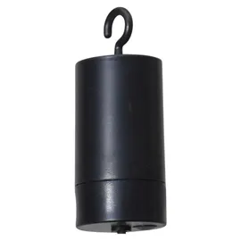 StarTrading LED Kugelleuchte Glaskugel 12,5 cm grau schwarz