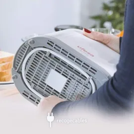 Ufesa TT7385 Toaster Grau/Rot/Weiß