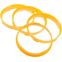 4X Zentrierringe 67,0 x 65,1 mm gelb Felgen Ringe Made in Germany