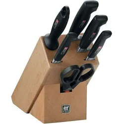 Four Star 4er-Messerblock mit Schärfer und Schere