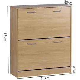 Wohnling Sarah 75 x 87 x 24 cm buche matt