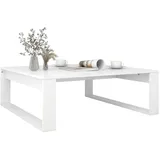 vidaXL Couchtisch Weiß Holz 100 x 35 cm