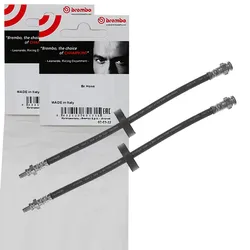 2x Brembo Bremsschläuche Hinten Beidseitig Passend Für Smart City-coupe: Bremsschlauch Smart: 15337v001000000 Smart: 15337v002000000 Smart: 4163v00100