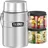 Thermos Thermobehälter für Essen silber 1,2 l
