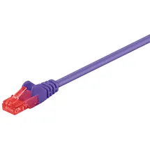 goobay 95284 CAT 6 Patchkabel, U/UTP, Violett