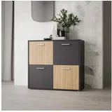 Forte Kommode Quadro Dekor Grau