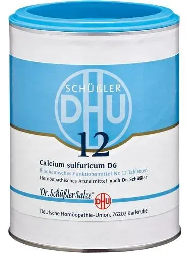 BIOCHEMIE DHU 12 Calcium sulfuricum D 6 Tabletten 1000 St