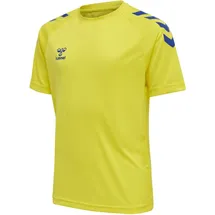 hummel Core XK Poly Trainingsshirt Kinder blazing yellow/true blue 176