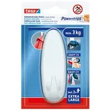 Tesa Powerstrips XL Oval Klebehaken für max. 3,0 kg 28,7 x 38,8 mm