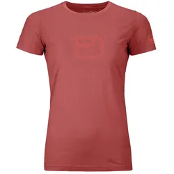 Ortovox 150 Cool Leaves TS Damen Funktionsshirt blush