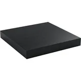 Impuls Küchen Arbeitsplatte IMPULS KÜCHEN "4 cm stark", schieferstruktur schwarz, B:45cm H:4cm T:60cm, Holzwerkstoff, Tischplatten, in vielen Breiten, passend zu allen Serien, von vier Seiten ummantelt