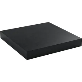 Impuls Küchen Arbeitsplatte IMPULS KÜCHEN "4 cm stark", schieferstruktur schwarz, B:45cm H:4cm T:60cm, Holzwerkstoff, Tischplatten, in vielen Breiten, passend zu allen Serien, von vier Seiten ummantelt