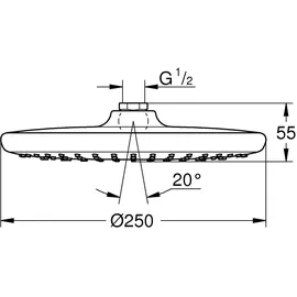Grohe Vitalio Start 250 Kopfbrause (26815000)