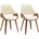 deluke GILIS Kunstleder Walnuss/creme