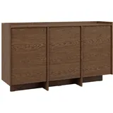 petits-meubles Buffet Japandi 151,8 cm Dunkles Holz