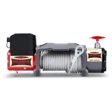 Dragon Winch - Elektrische Seilwinde Maverick 24V 13000 lbs / 5897 kg, mit Stahlseil 20m für Abschleppwagen und Kommunalfahrzeuge mit kabelloser Fernbedienung + Winde Zubehör | IP67 Wasserdicht