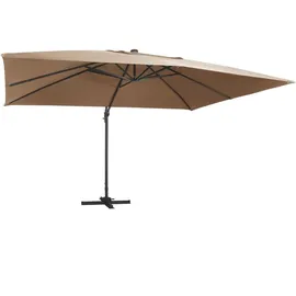 vidaXL Ampelschirm 400 x 300 cm Taupe