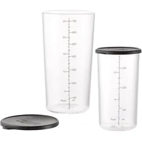 ESGE Becherset Glas 7150 400 ml und 700 ml schwarz