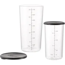 ESGE Becherset Glas 7150 400 ml und 700 ml schwarz