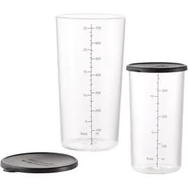 ESGE Becherset Glas 7150 400 ml und 700 ml schwarz
