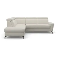 sit&more Ecksofa Scarlett L-Form, inklusive Kopfteilverstellung, wahlweise mit Bettfunktion, Bettkasten beige