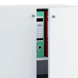 VCM Lona Aktenschrank 70 x 40 x 74 cm weiß