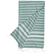 BUTLERS Surfside Hamamtuch 90 x 170 cm dunkelgrün
