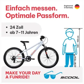 coolmobility gmbh S'COOL Xroc 24 Zoll grau/orange
