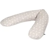 Julius Zöllner Stillkissen Jersey 190 cm "Twiggy", beige (natur), B:25cm H:15cm L:190cm, Baumwolle, Funktionskissen