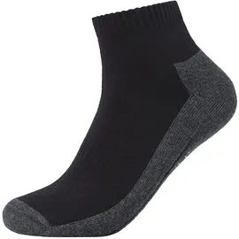 CAMANO Kurzsocken 4 Paar Schwarz 43-46