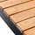 Cinas Gardenson Gartentisch MOOD Classic, Anthrazit, Teak, Holz, Metall, Teakholz, vollmassiv, rechteckig, Rundrohr, 100x74x208 cm, rostfrei, Gartenmöbel, Gartentische,