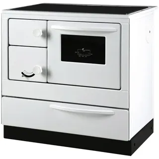 THORMA Holzherd »Ökonom 85 De Luxe«, weiss, Stahlblech, 7 kW, Zeitbrand geeignet