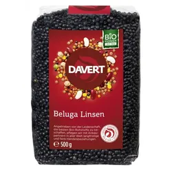 Davert Beluga Linsen  schwarz bio